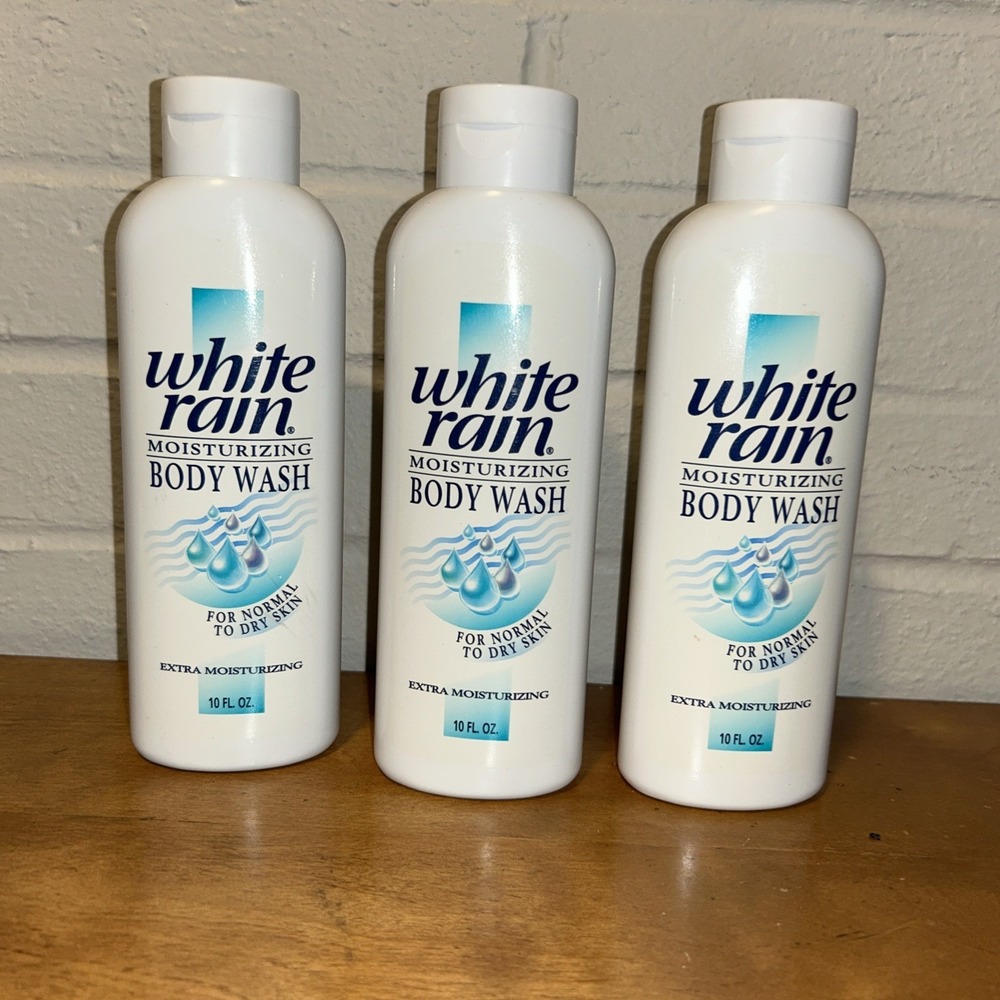 3X‎ Vintage 1996 White Rain Extra Moisturizing Body Wash 10 Oz. Gillette Prop